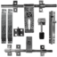 Door Kit Stainless Steel Lotus Circle